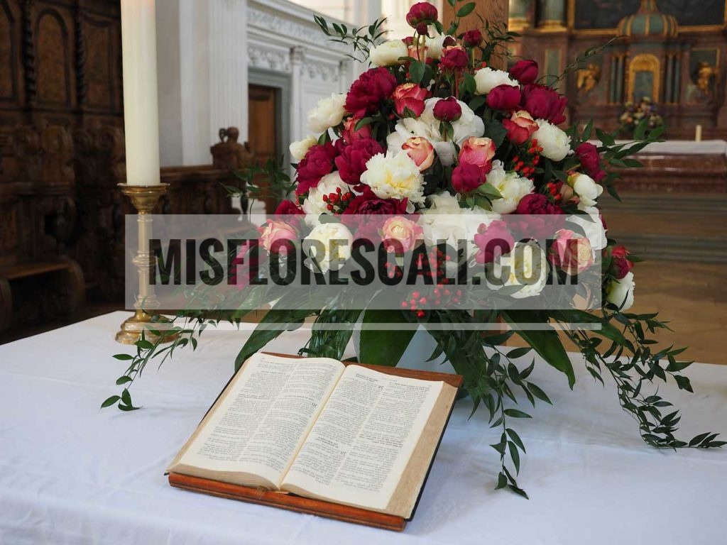 Decoración Iglesia, Arreglo Floral Para Mesa Ref #113 | Mis Flores Cali
