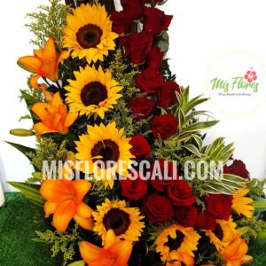 Arreglo Floral En L Ref #323