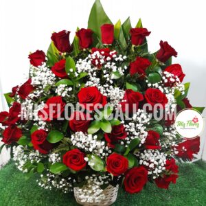 Canasta Floral Ref #374