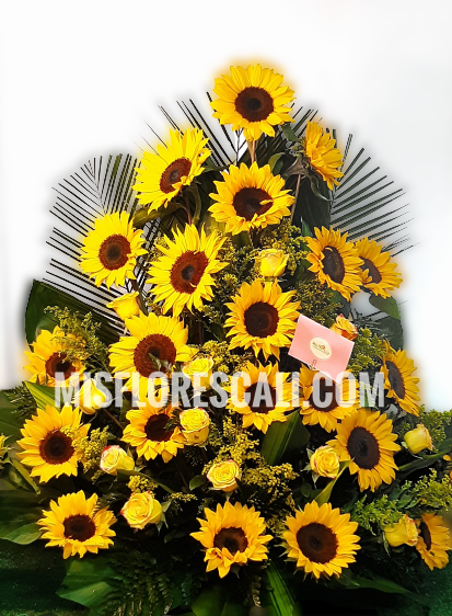 Arreglo Floral En Girasoles Ref #350 | Mis Flores Cali