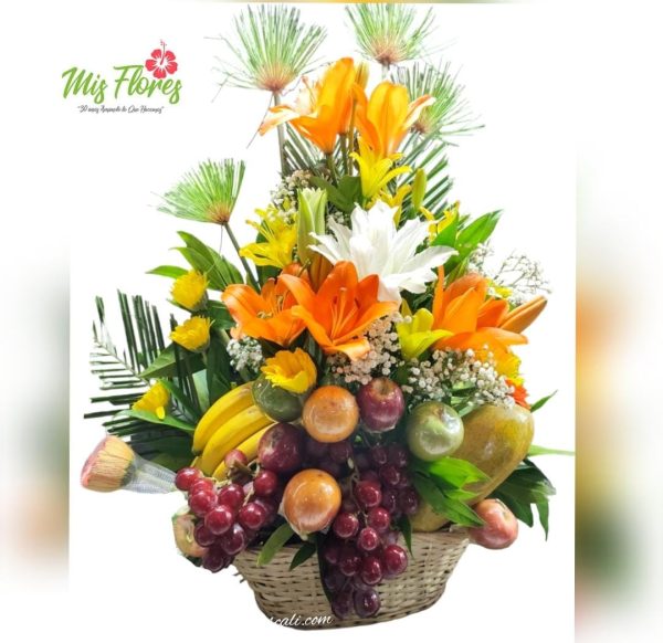 Canasta Frutal  exotica Ref #392
