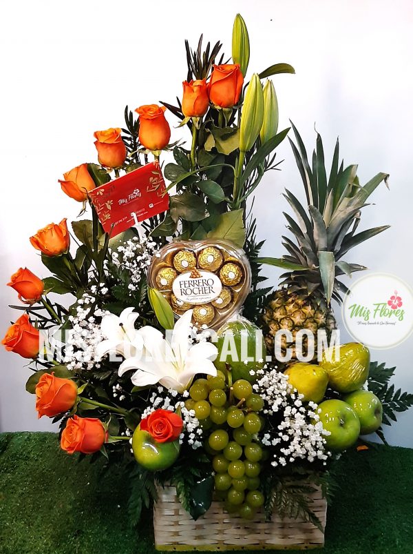 Frutero Arreglo Floral Ref #440