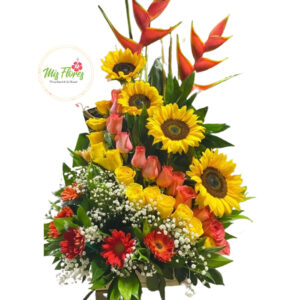 Arreglo floral linda combinación