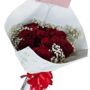 Bouquet En Rosas Rojas
