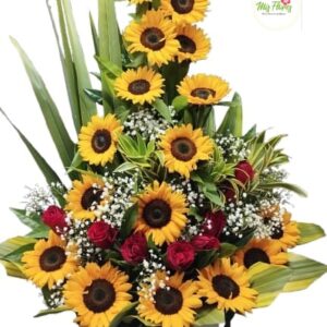 Ramo De Girasoles y Rosas