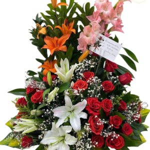Arreglo Fúnebre Con Rosas