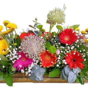 Centro de mesa con Gerberas