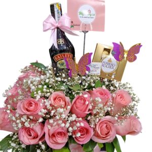 Rosas, Baileys y chocolates