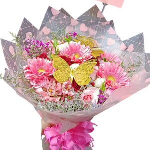 Bouquet de Rosas y Gerberas