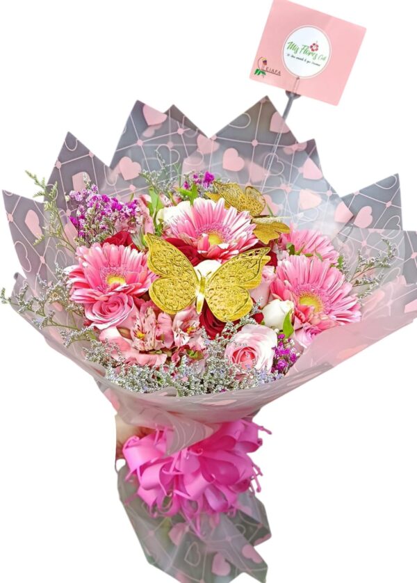 Bouquet de Rosas y Gerberas