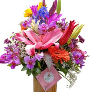 Arreglo De Lirios y Gerberas