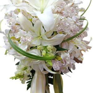 Bouquet de Novia Lirios y Astromelias.