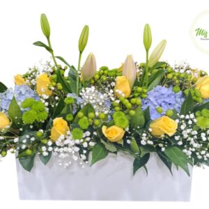 Arreglo floral para nacimiento