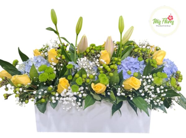 Arreglo floral para nacimiento
