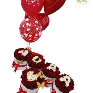 Hermosos Cilindros Con Rosas