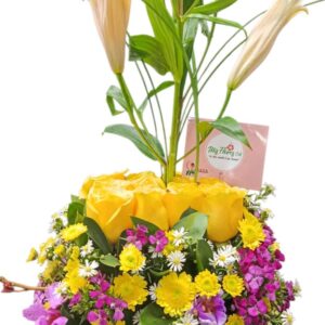 Arreglo Con Rosas Amarillas