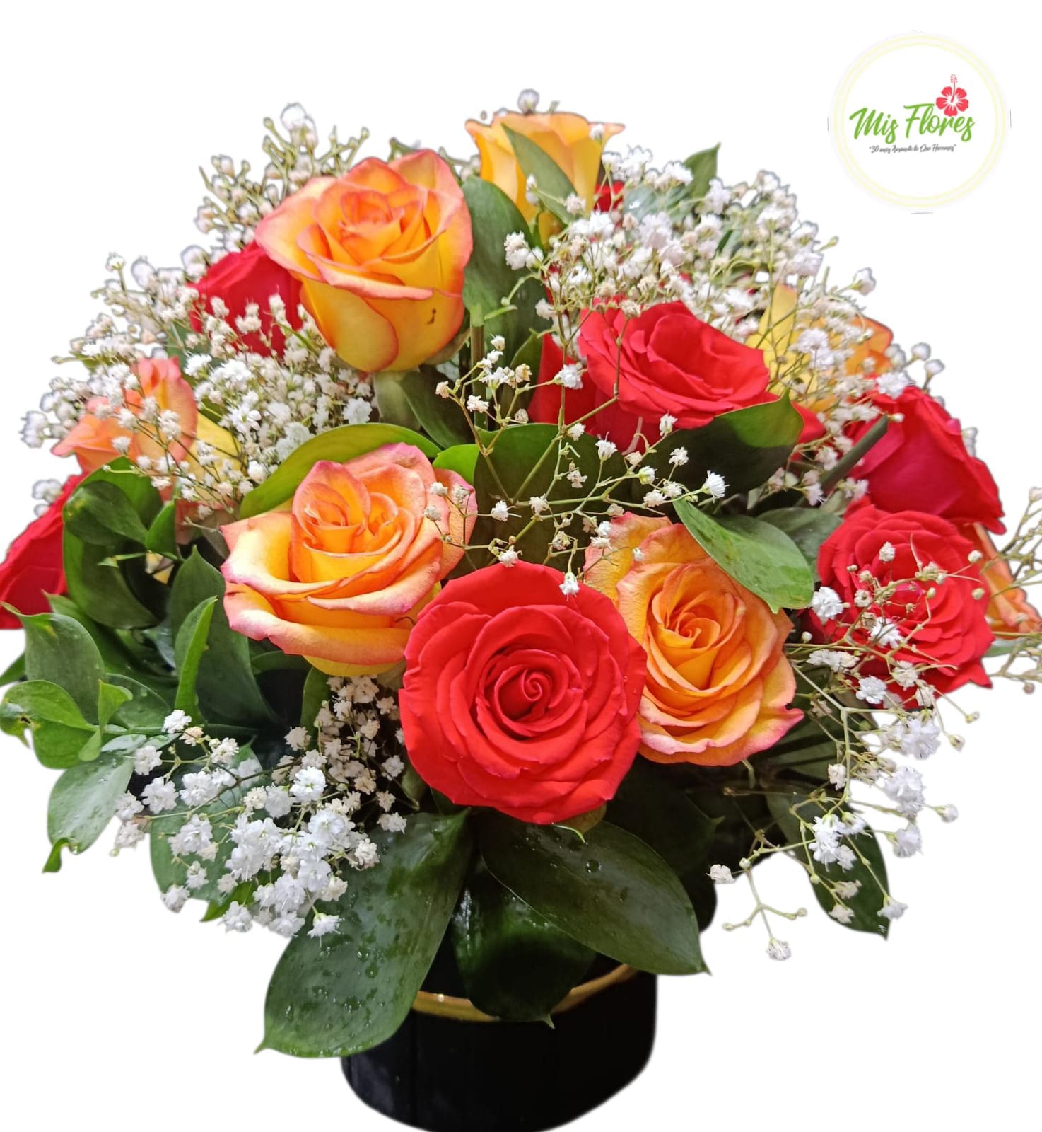 Arreglo Floral Con Rosas