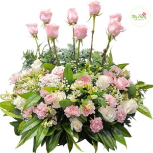 Arreglo floral Para Cilindro