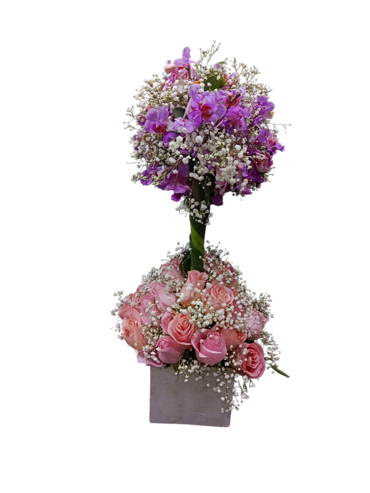 arreglo dos niveles con orquideas ref2012