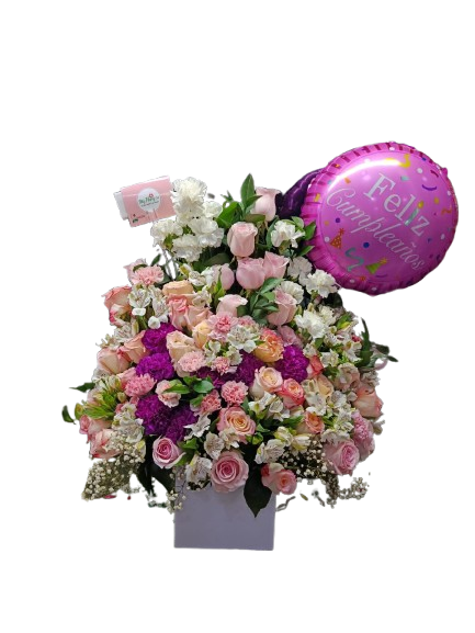 arreglo floral estilo piramide ref2018