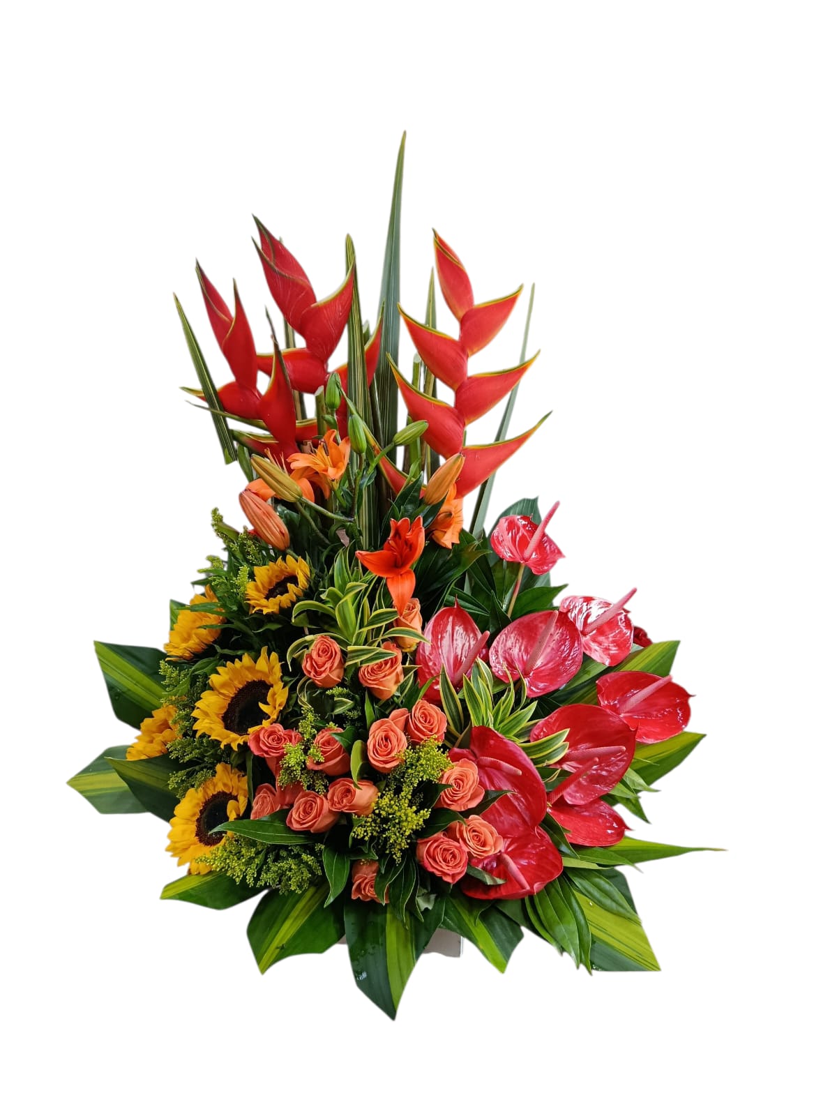 arreglo floral piramidal ref2046