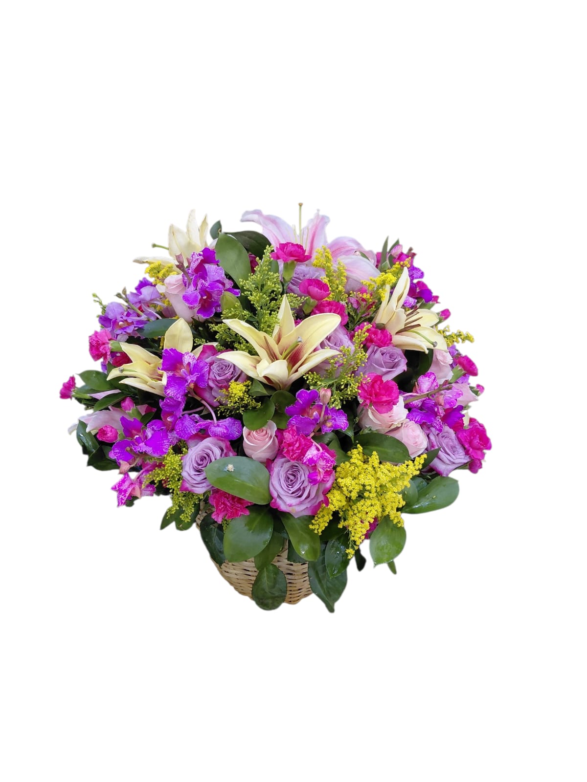 canasta floral ref2075