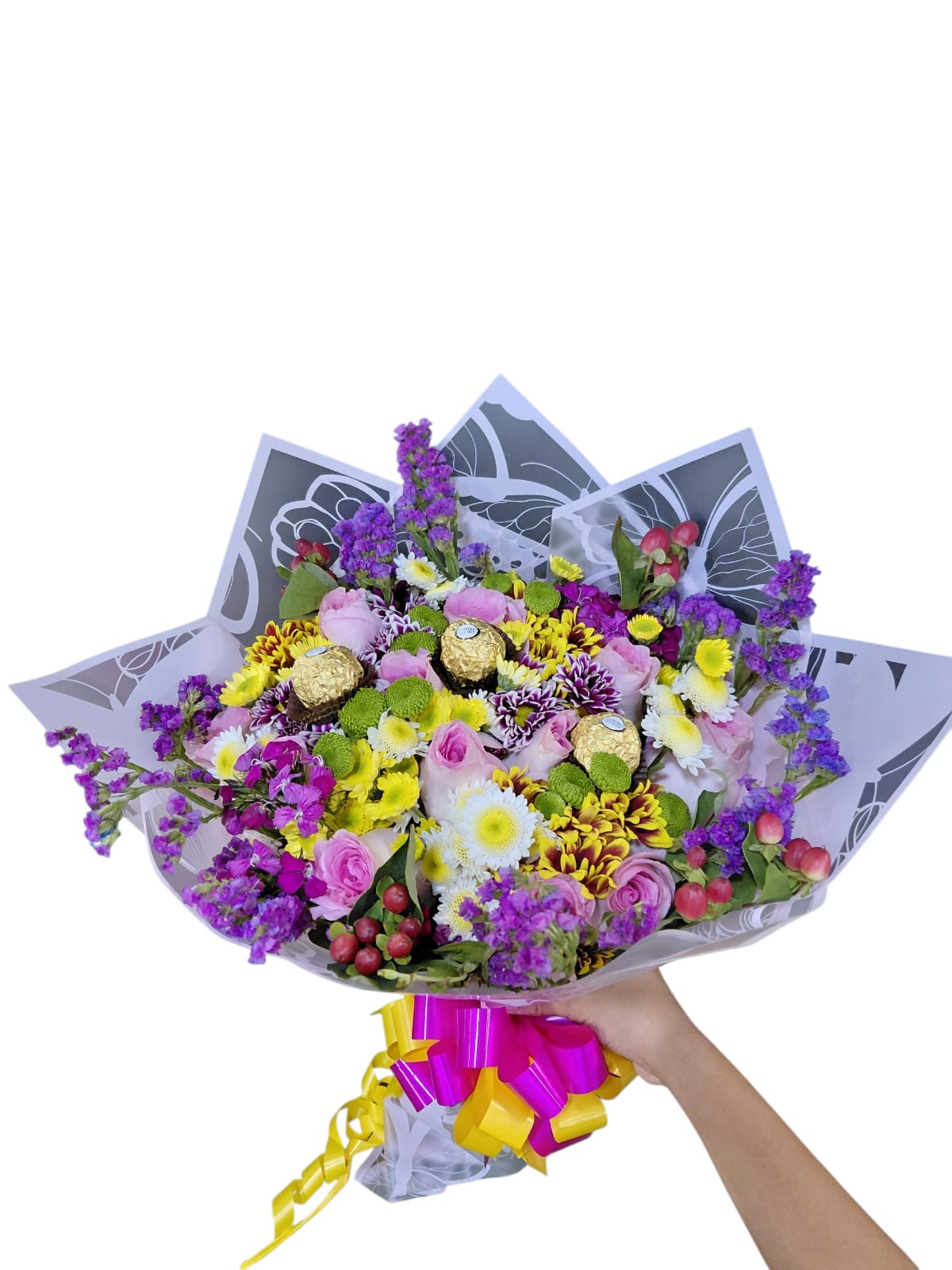bouquet con chocolates ref2081